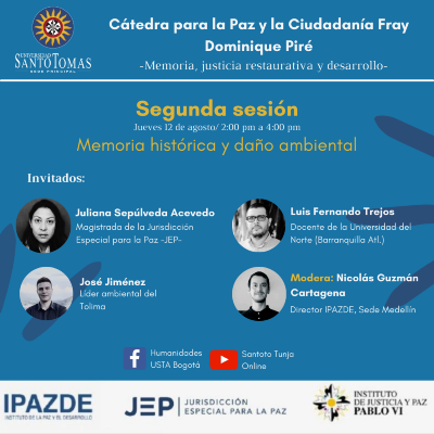Segunda sesión de la Cátedra para la Paz y la Ciudadanía