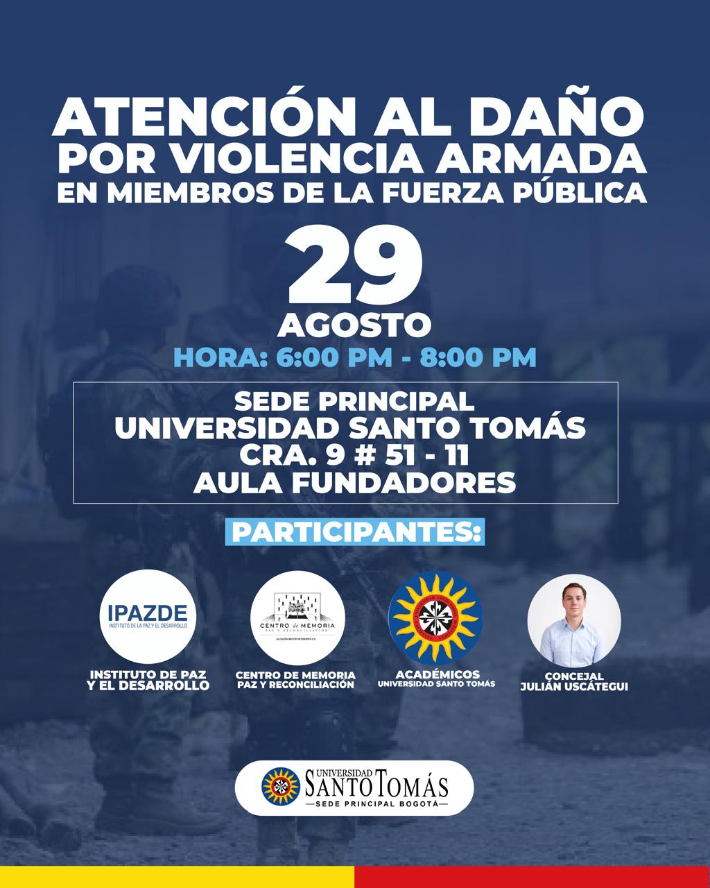 Foro sobre la Atención al Daño en la Fuerza Pública: Un Compromiso del IPAZDE con la Dignidad y la Reconciliación en el país