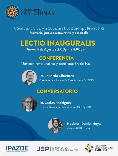 Lectio Inauguralis- de la Cátedra para la Paz y la Ciudadanía